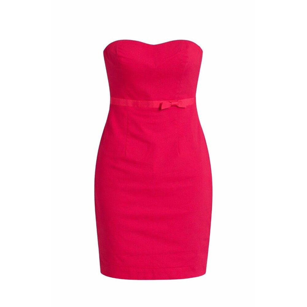 Express Hot Pink Strapless Stretch Dress Size 4